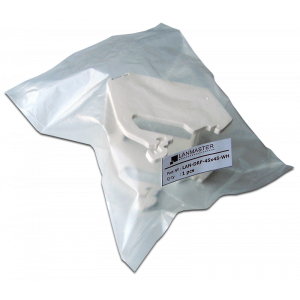 Рамка на DIN-рейку для установки вставок и электромодулей 45х45, белая